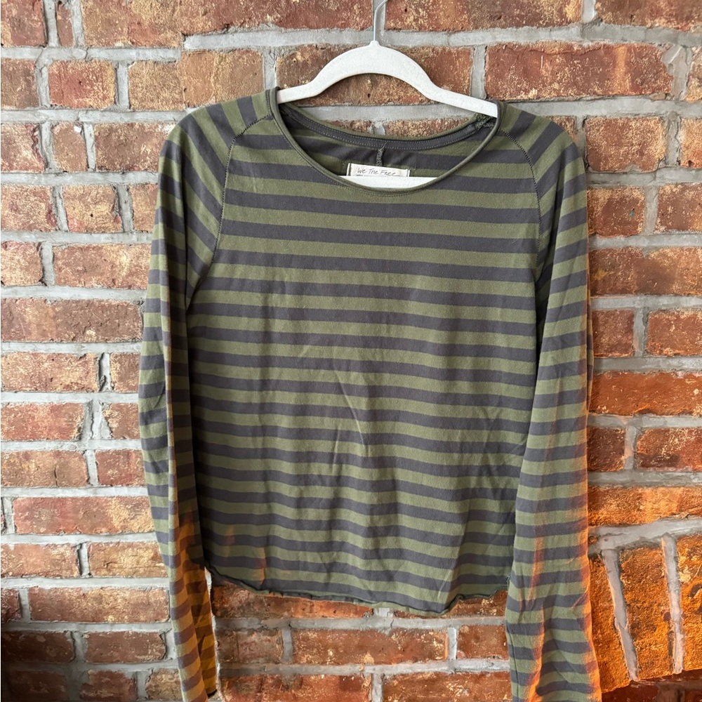 Free People • striped long sleeve tee